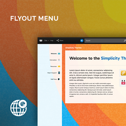 Simplicity Theme | Flyout